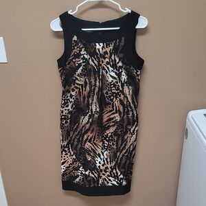 AB Studio Wild Patterned Dress 🐅